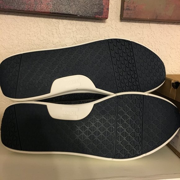 TOMS Del Rey woven sneakers, navy, NIB - Picture 5 of 5